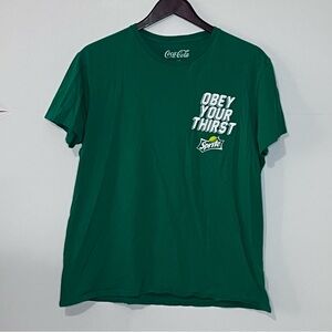 Sprite Obey Your Thirst 2-sided Graphics T-shirt Size Large